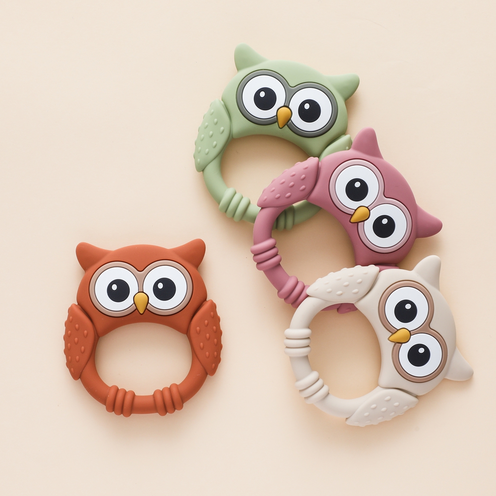 Baby Food Natural - 1pc Silikon Beißring Baby 0-12 Spielzeug