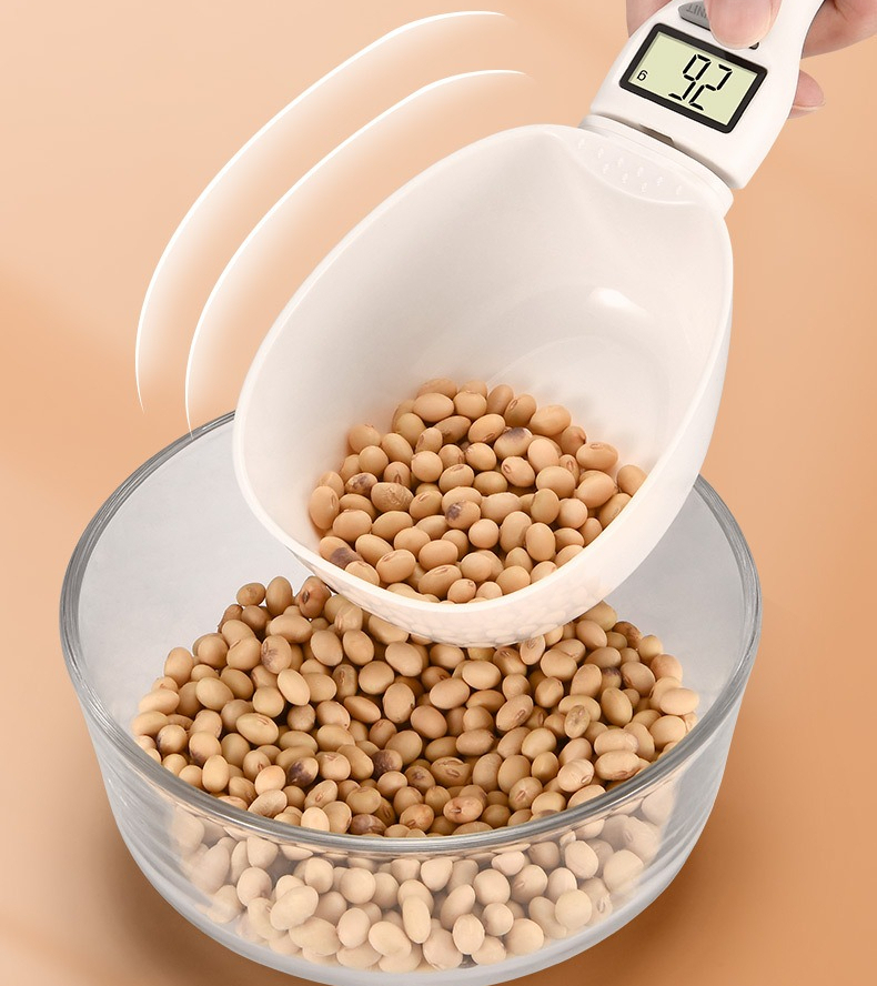Self Feed Spoon - Digitale LCD Elektronische Tierfutter-Messlöffelwaage für Hunde-