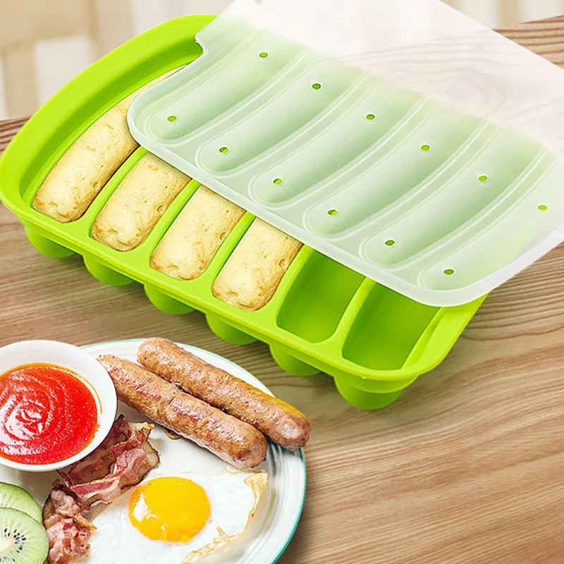 Baby Food Dogs - Silicone World DIY Silikon-Wurstformen mit Deckel