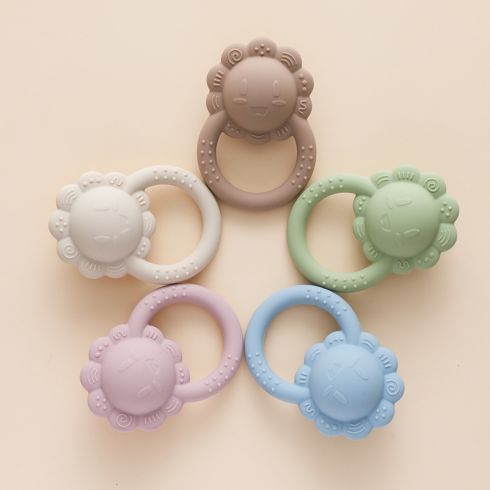 Baby Food Natural - Baby Spielzeug Silikon Beißring Lebensmittelqualität Rassel
