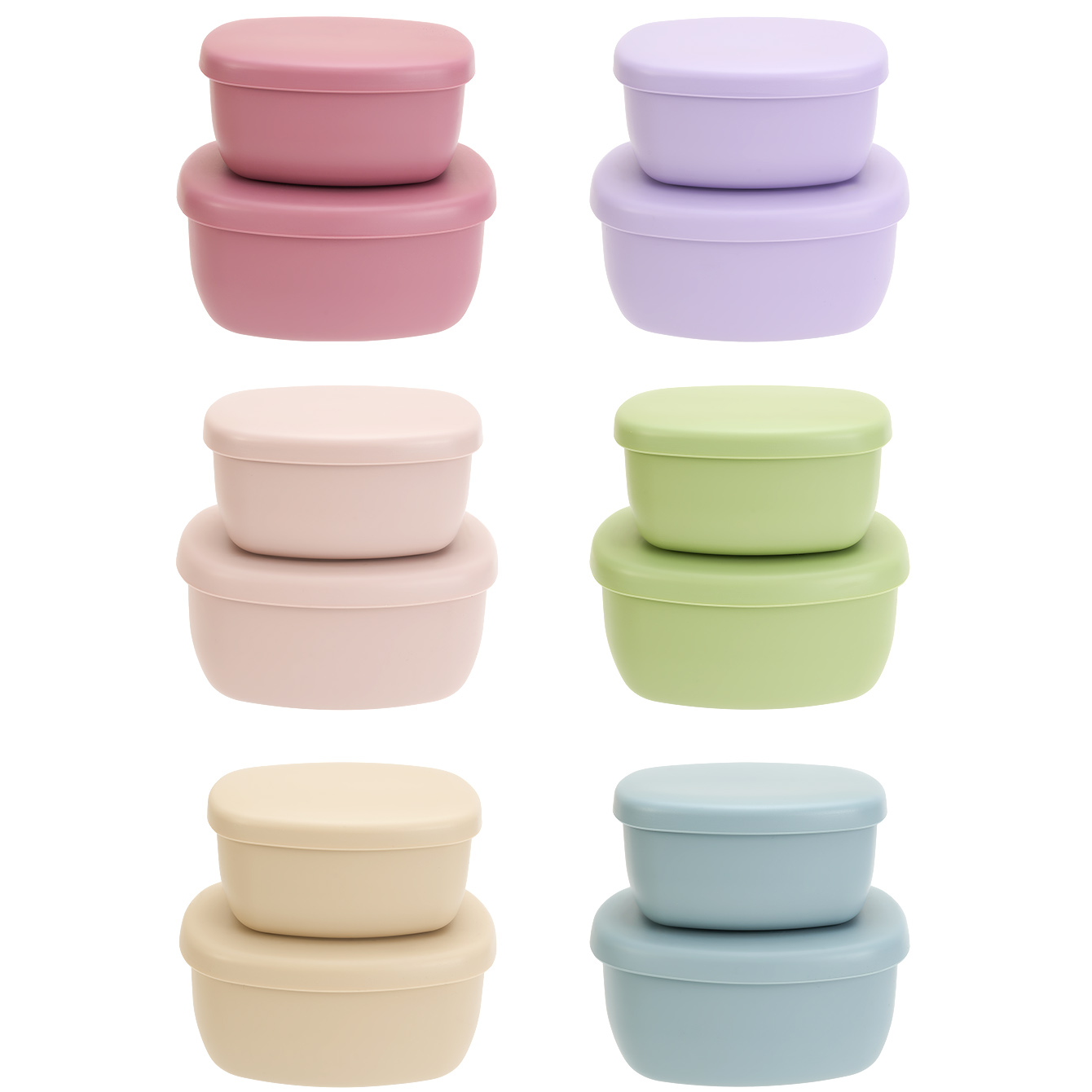 Baby Food Hero - 2-teiliges BPA-freies Baby-Fütterungsgeschirr-Set, tragbare Aufbewahrungsbehälter für