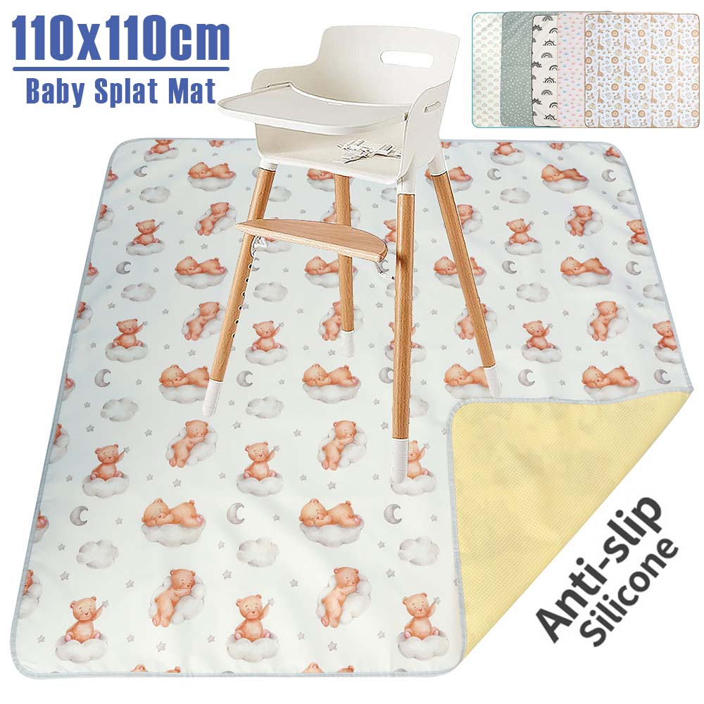 Baby-Spritzer-Matte, rutschfes – Highchair Splash Mat Bewertung und Preis