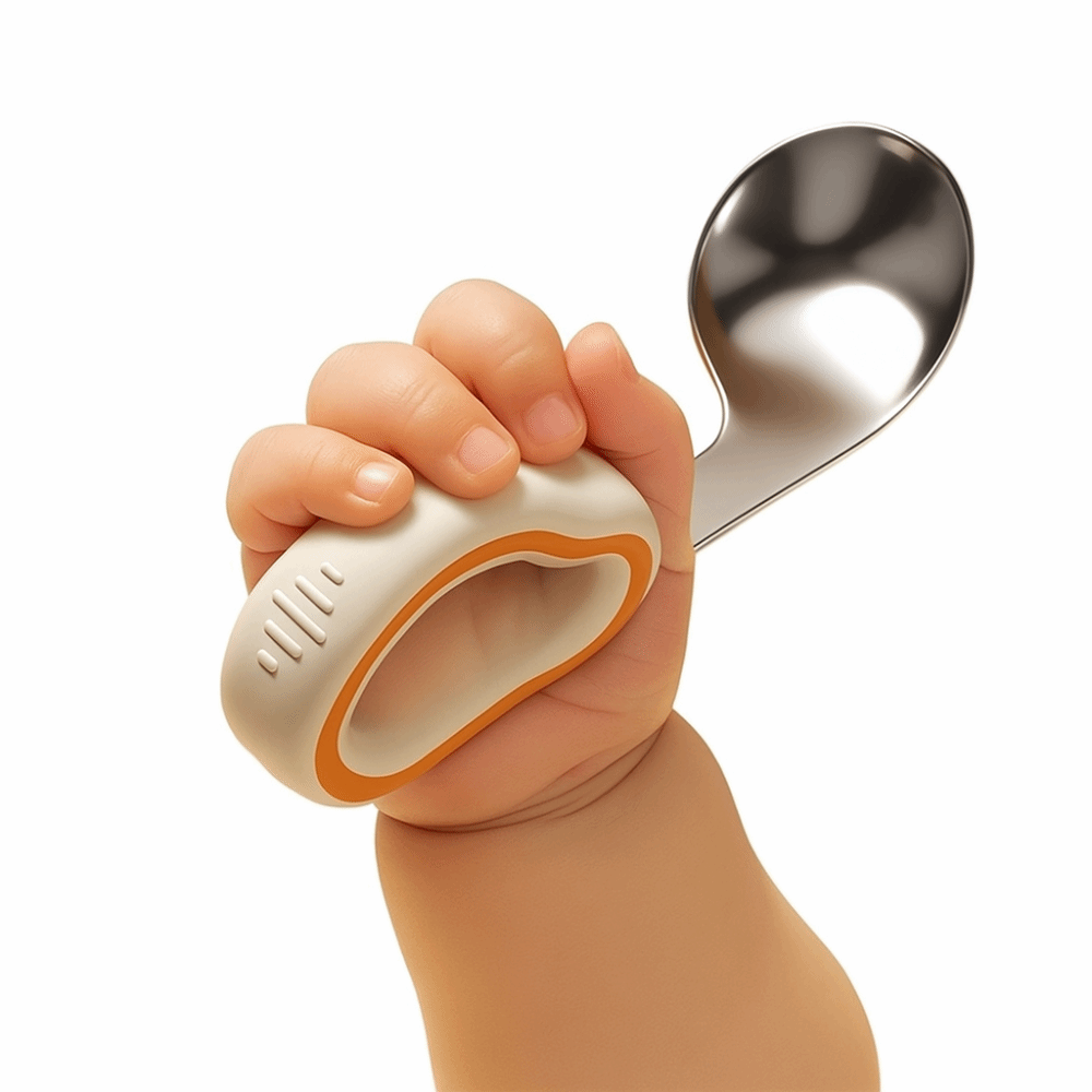 Silikon-Baby-Gabel- und Löffel – Self Feed Spoon Bewertung und Preis