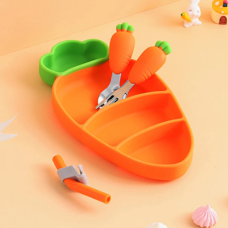 Kinder Karotte Silikon Geschir – Self Feed Spoon Bewertung und Preis