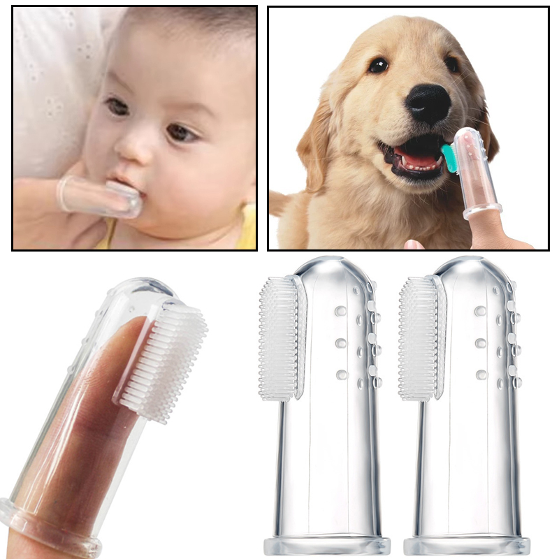 Weiche Silikon-Fingerzahnbürst – Baby Food Dogs Bewertung und Preis