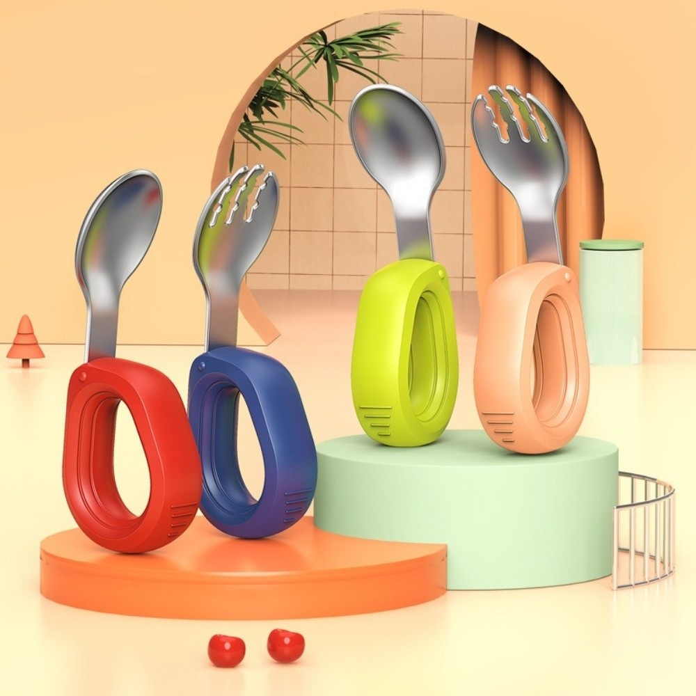 Silikon-Griff, Baby-Silikon-Lö – Self Feed Spoon Bewertung und Preis