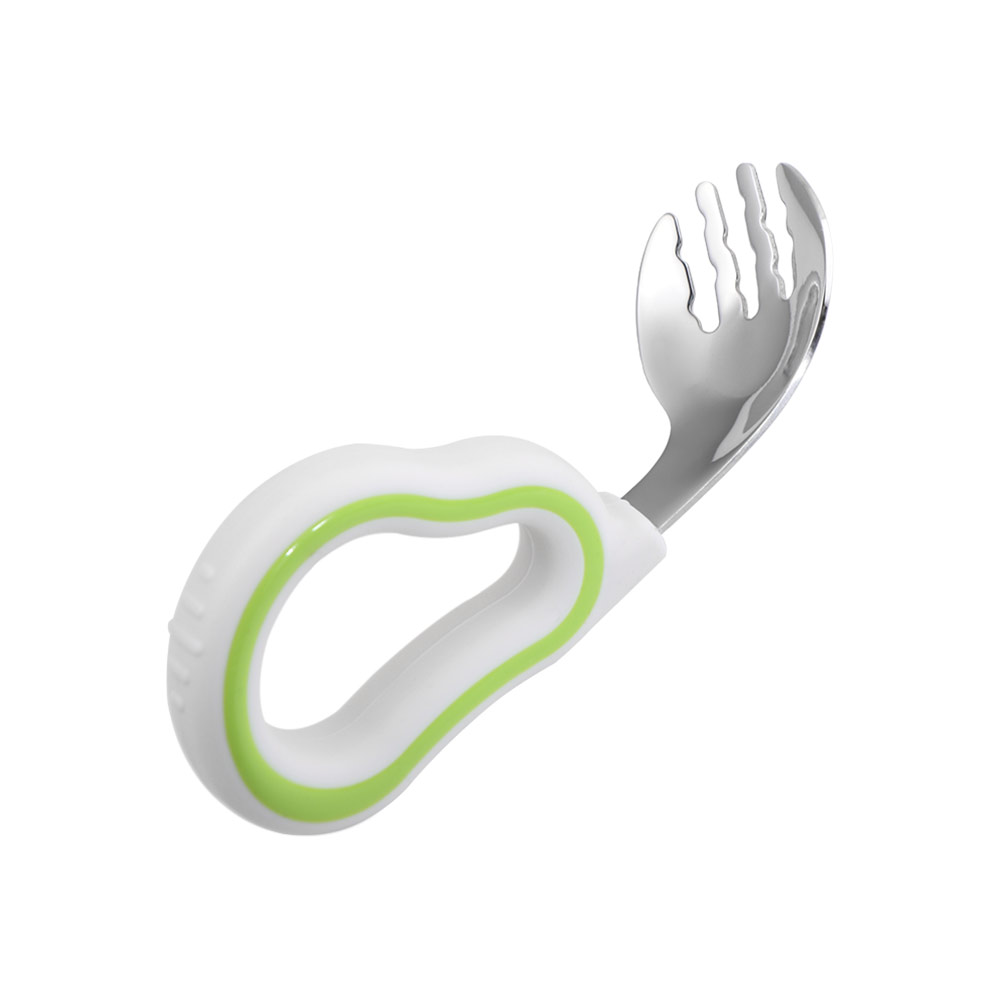 Silikon-Baby-Gabel- und Löffel – Self Feed Spoon Bewertung und Preis