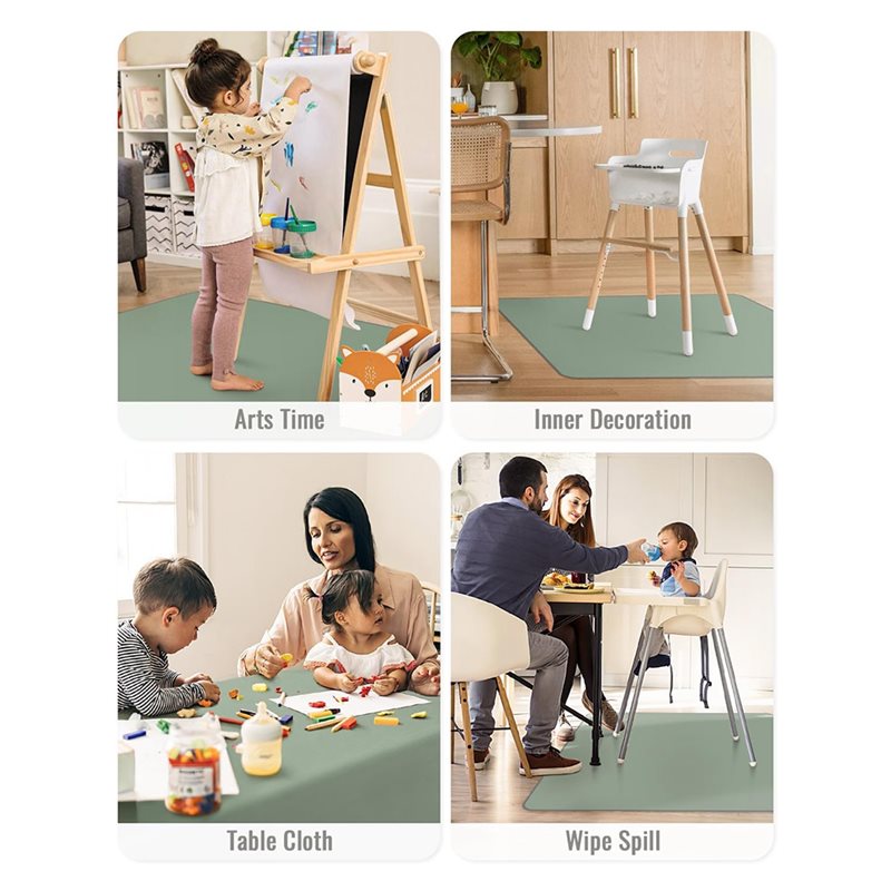 BEDW-Waschbare und wasserdicht – Highchair Splash Mat Bewertung und Preis