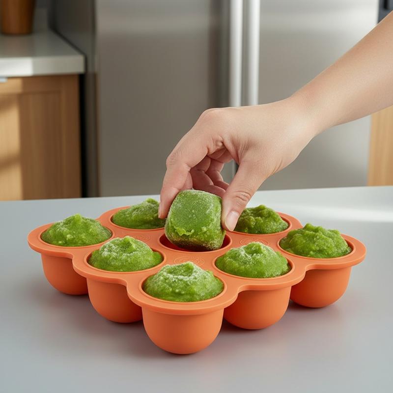 Baby-Nahrung Silikonbehälter 9 – Baby Food Hero Bewertung und Preis