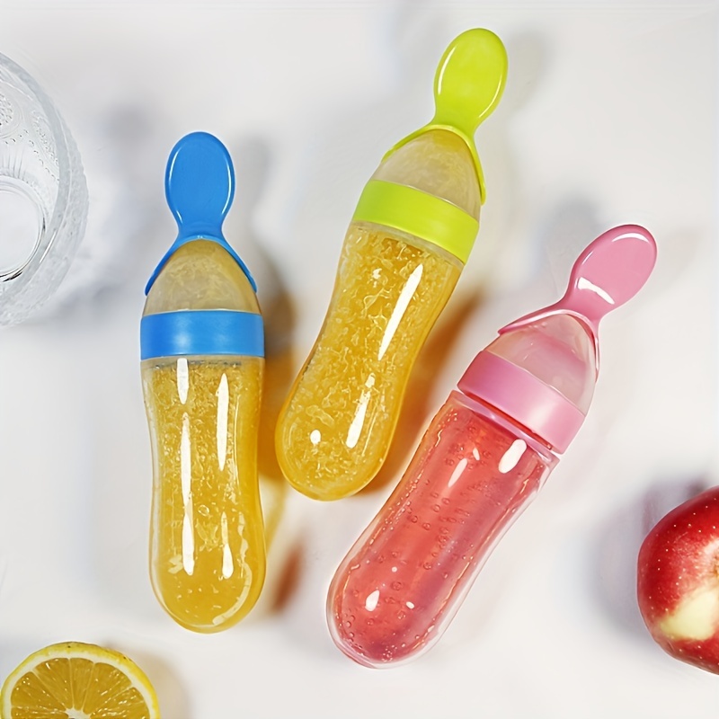 Baby-Fütterungs-Silikonflasche – Self Feed Spoon Bewertung und Preis