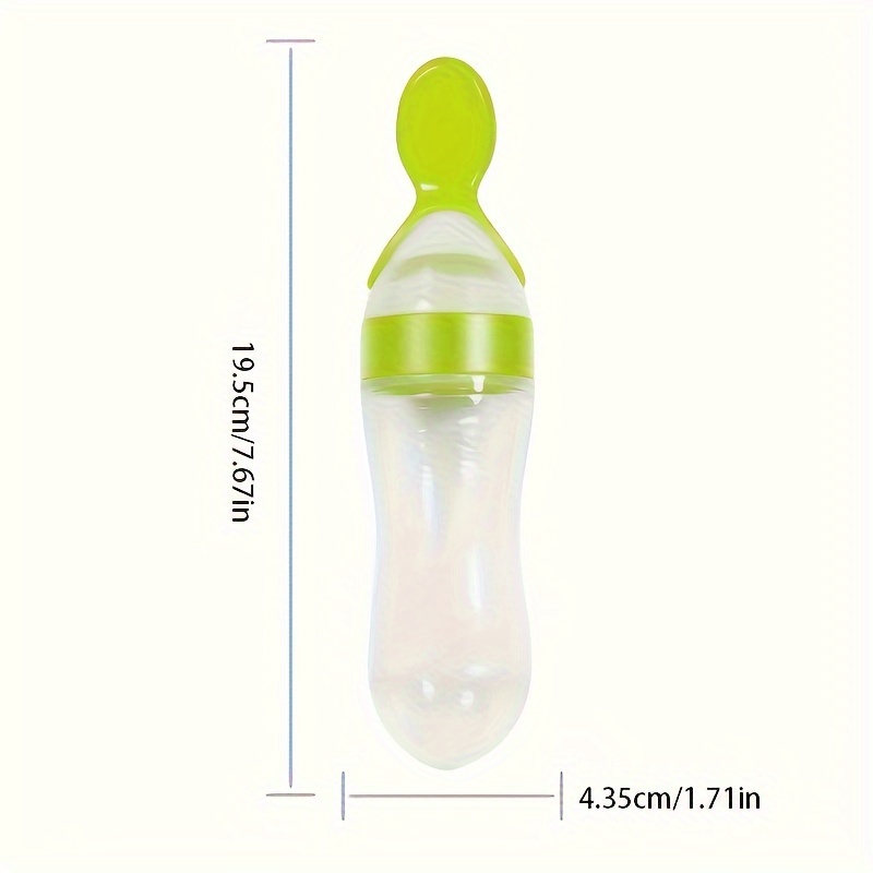 Baby-Fütterungs-Silikonflasche – Self Feed Spoon Bewertung und Preis