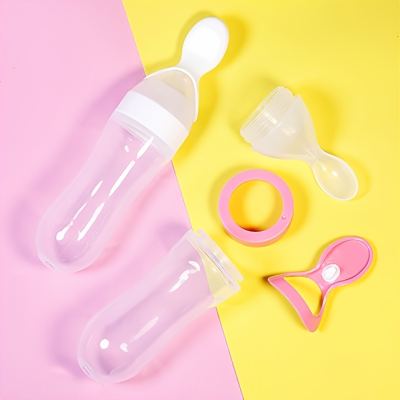 Baby-Fütterungs-Silikonflasche – Self Feed Spoon Bewertung und Preis