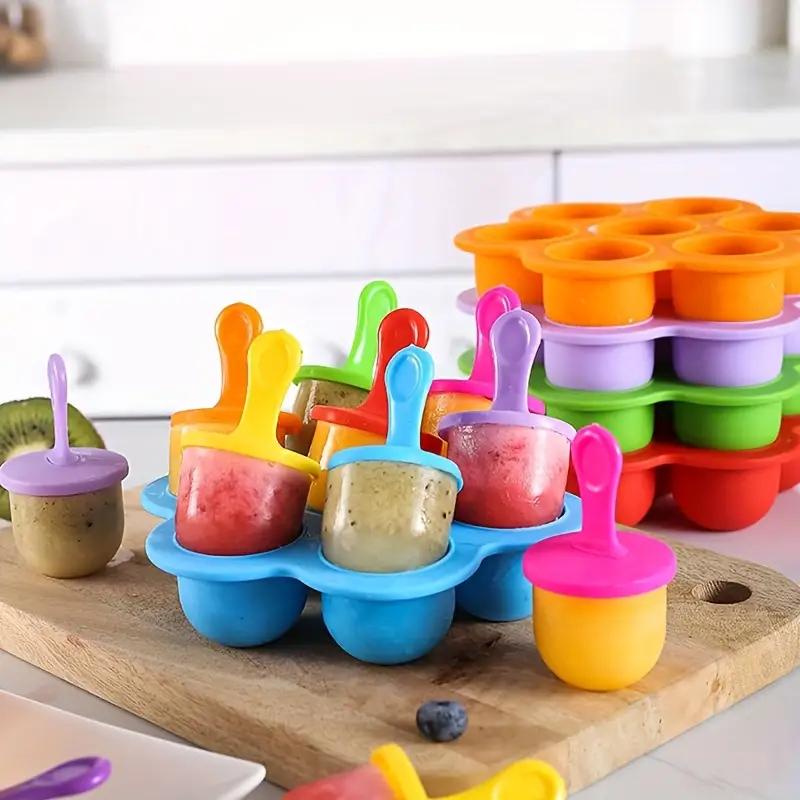 7-Fach-Silikon-Eisform, Hausha – Baby Food Zubereiter Bewertung und Preis