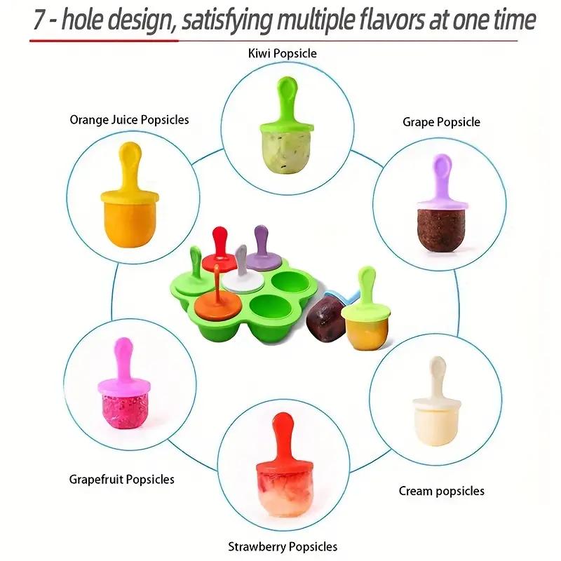 7-Fach-Silikon-Eisform, Hausha – Baby Food Zubereiter Bewertung und Preis