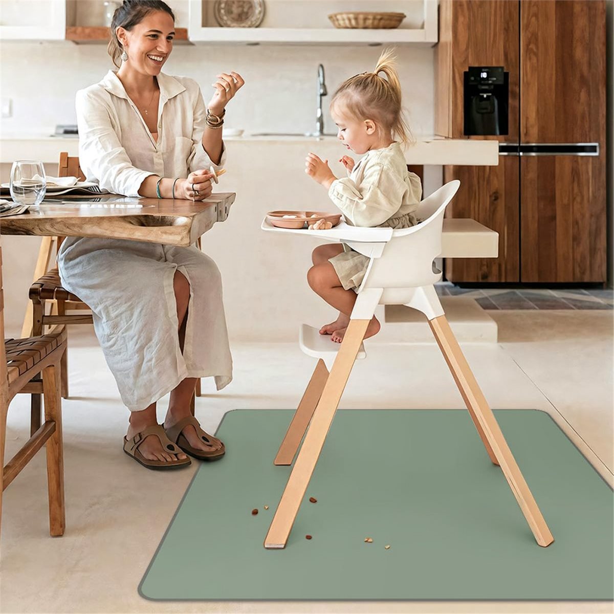 FUA@ Baby-Spritzschutzmatte fü – Highchair Splash Mat Bewertung und Preis