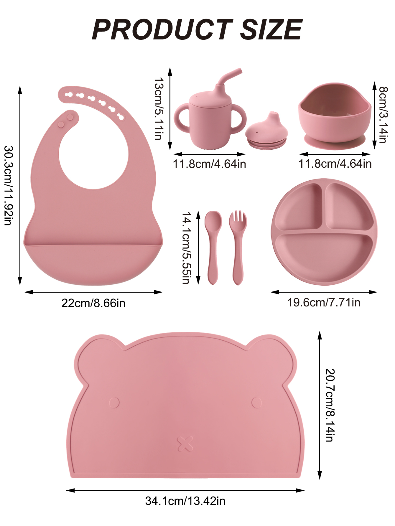 7PCS Silikon Baby Fütterung Se – Self Feed Spoon Bewertung und Preis
