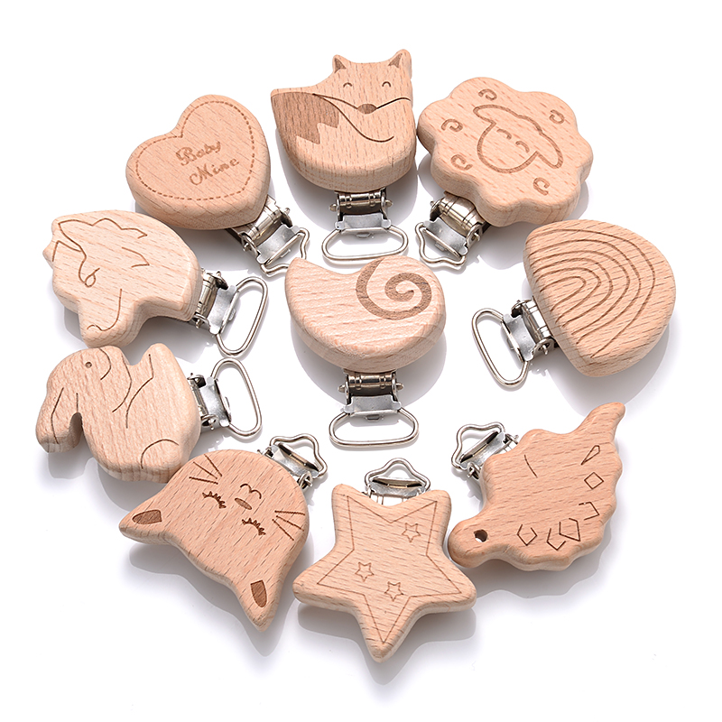 5Pcs Holz Schnuller Clip Leben – Baby Food Natural Bewertung und Preis